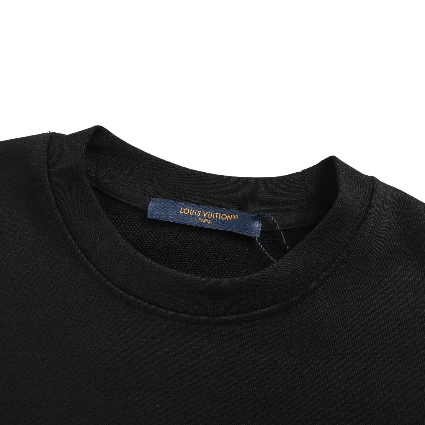 Louis Vuitton/Louis Vuitton 25Fw three-dimensional logo print crew neck sweatshirt